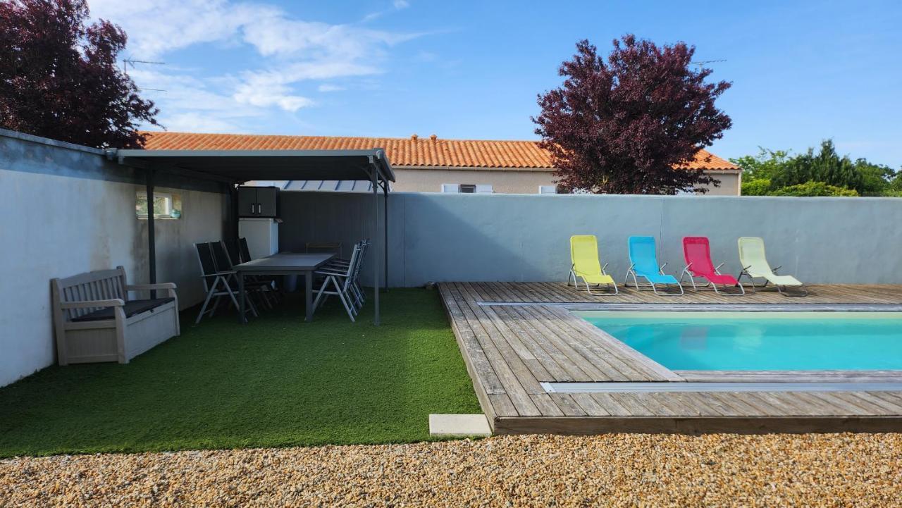 Studio 3 Personnes Avec Piscine Apartment Sainte-Soulle Luaran gambar